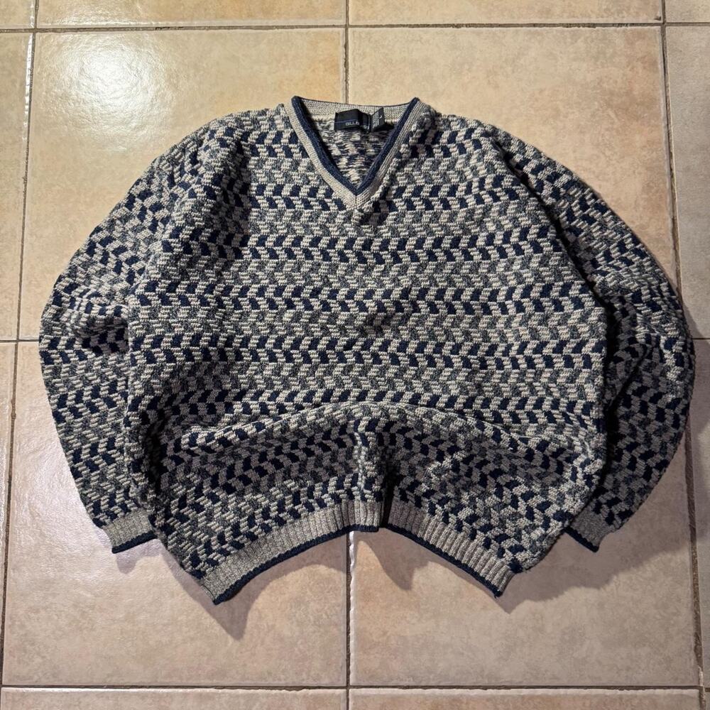 Vintage 90s bill blass gray sweater Size L in Mens